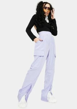 BY DYLN Lilac Josephine Track Pants Bottoms