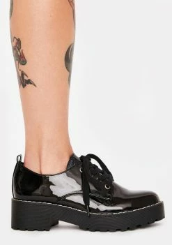 Dirty Laundry Boots & Booties Bad Gals Club Patent Oxfords