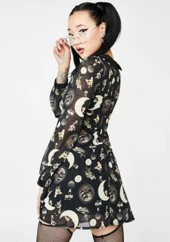 Jawbreaker Catstellation Wednesday Dress Dresses