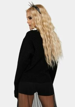 Jawbreaker Barbed Wire Oversized Sweater