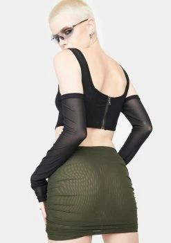 BY DYLN Flynn Ruched Skirt Bottoms