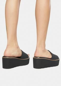 Dirty Laundry Pivot Platform Slide Sandals