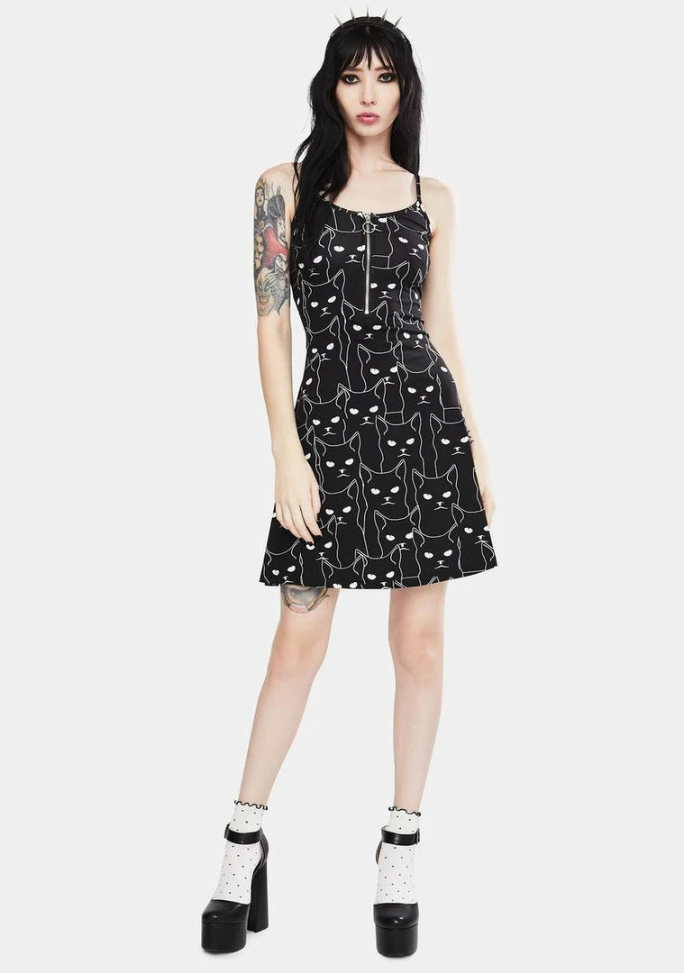 Jawbreaker Salem Grumpy Cat Shift Dress