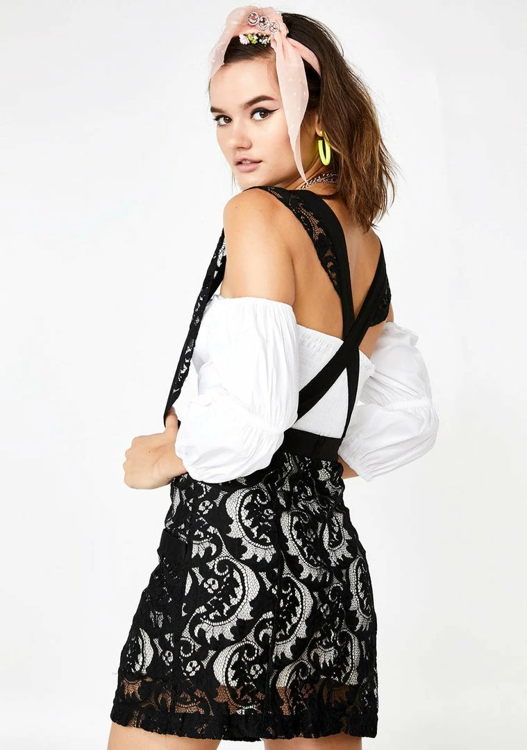 Jawbreaker Love Eclipse Suspender Skirt