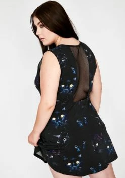 Jawbreaker Plus Cats Eye A-Line Dress Dresses
