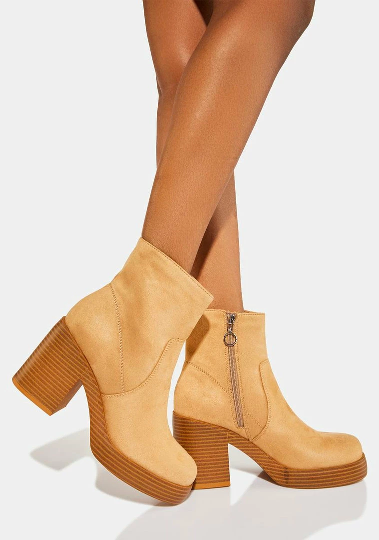 Dirty Laundry Camel Groovy Ankle Boots Boots & Booties