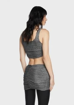 BY DYLN Ivy Cropped Corset Corset Top