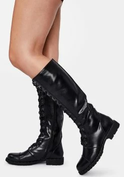 Dirty Laundry Don't Be Petty Knee High Boots