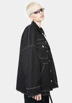 BY DYLN Cooper Denim Jacket Outerwear