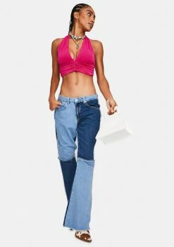 BY DYLN Tops Mia Halter Top