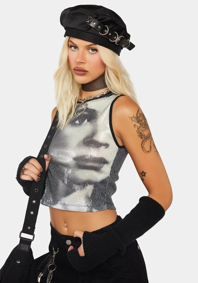Wholesale 🔥 Basic Pleasure Mode Kansas Sequin Tank Top 😍 2 Basic Pleasure Mode Kansas Sequin Tank Top