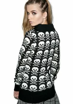 Jawbreaker Skull N' Crossbonez Sweater Tops