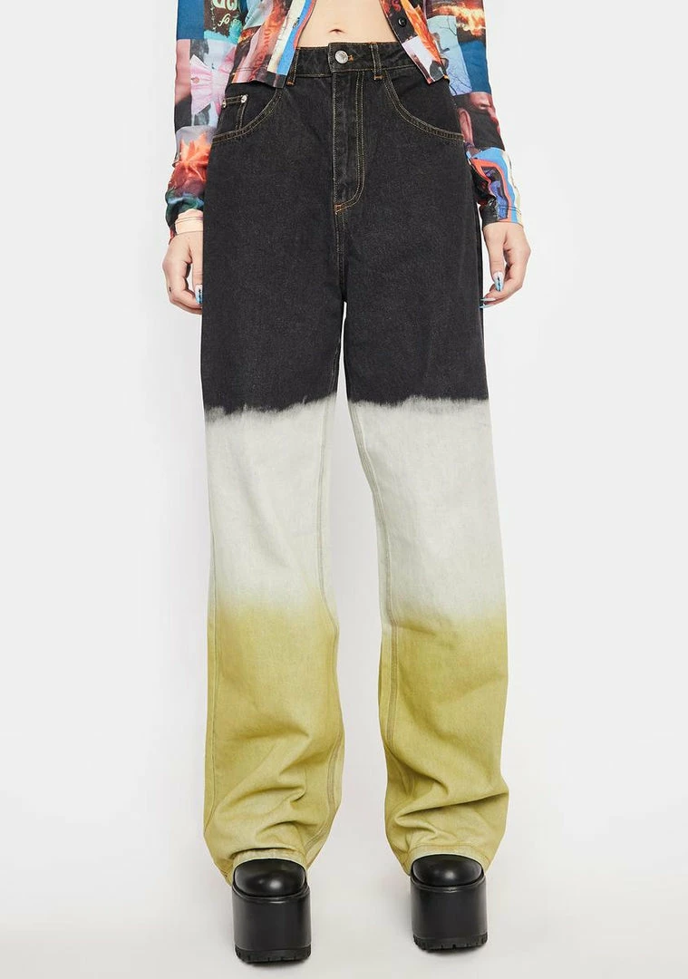 BY DYLN Claude Wide Leg Jeans