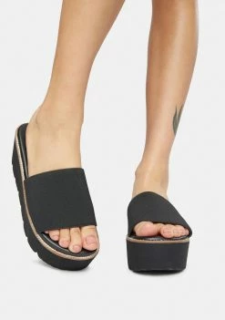 Dirty Laundry Pivot Platform Slide Sandals