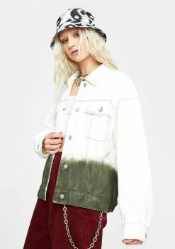 BY DYLN Tyler Ombre Denim Jacket