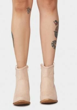 Dirty Laundry Blush Unite Cowboy Boots Boots & Booties