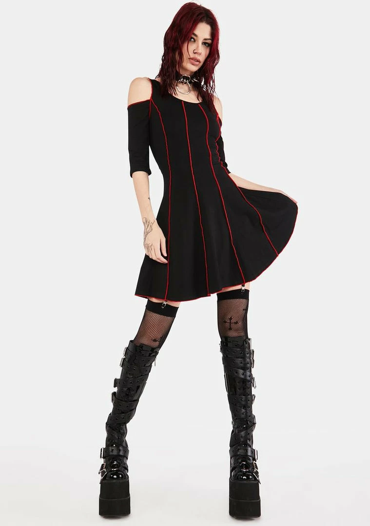 Jawbreaker Dresses Contrast Seam Dress