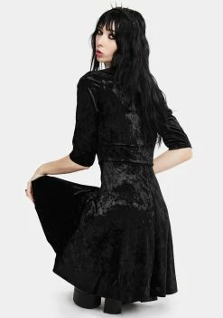 Budget ⌛ Jawbreaker Heartless Velvet Skater 👗 Dress 👗 Dresses 😀 7 Jawbreaker Heartless Velvet Skater Dress Dresses