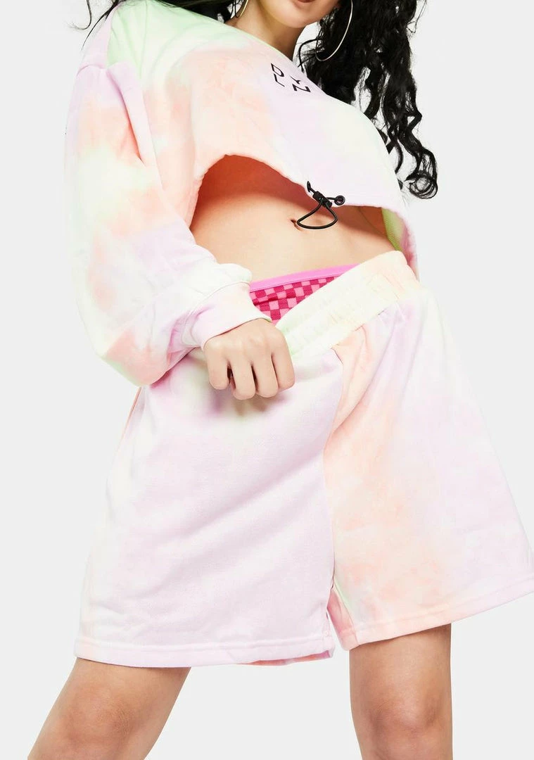 BY DYLN Bottoms Lilac Lincoln Track Shorts