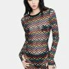 Jawbreaker Mix Tape Chevron Mini Dress Dresses