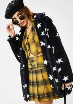 Jawbreaker Tops Button Up Tartan Vest