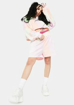 BY DYLN Bottoms Lilac Lincoln Track Shorts