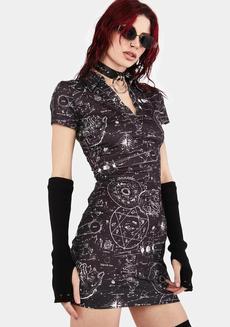 Jawbreaker Little Black Dresses Alchemy Polo Dress