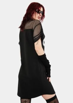 Jawbreaker 666 Team Dress Shirt Dress