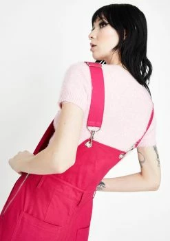 Jawbreaker Candy Rolled Cuff Overalls