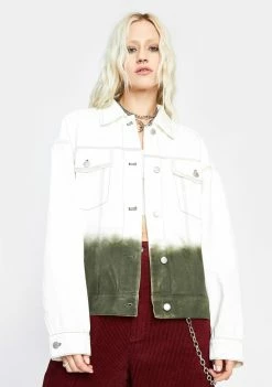 BY DYLN Tyler Ombre Denim Jacket