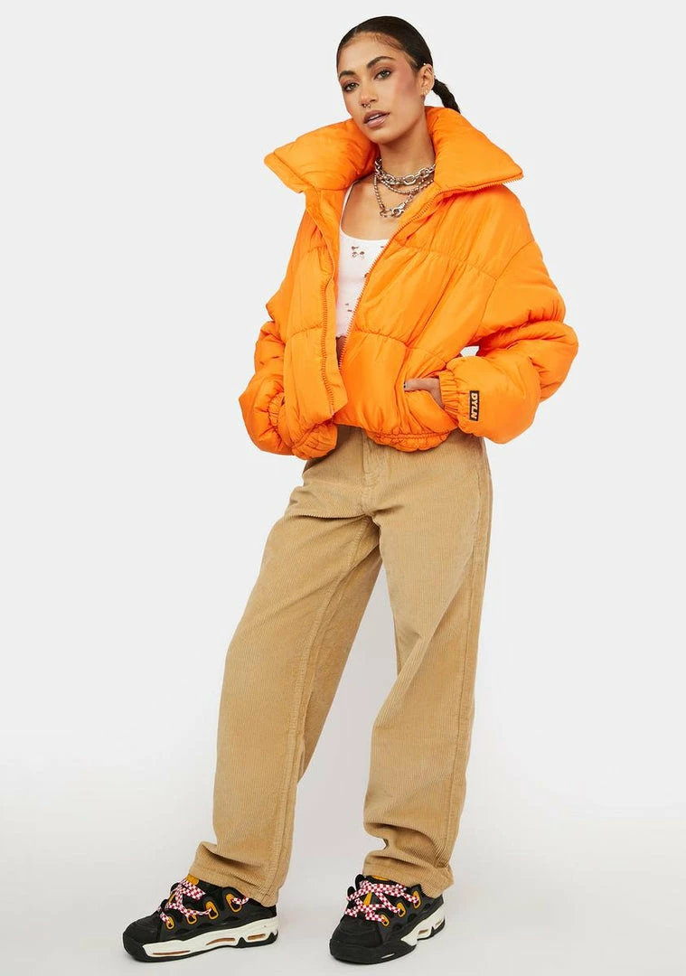 BY DYLN Oxford Puffer Jacket