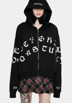 Jawbreaker Ouija Print Graphic Hoodie