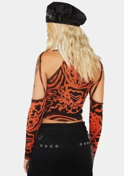 Basic Pleasure Mode Dress Blouses Titan Wrap Cut Out Top