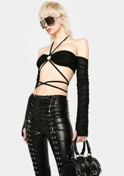 BY DYLN Lumi Crop Top Tops