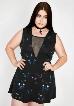 Jawbreaker Plus Cats Eye A-Line Dress Dresses