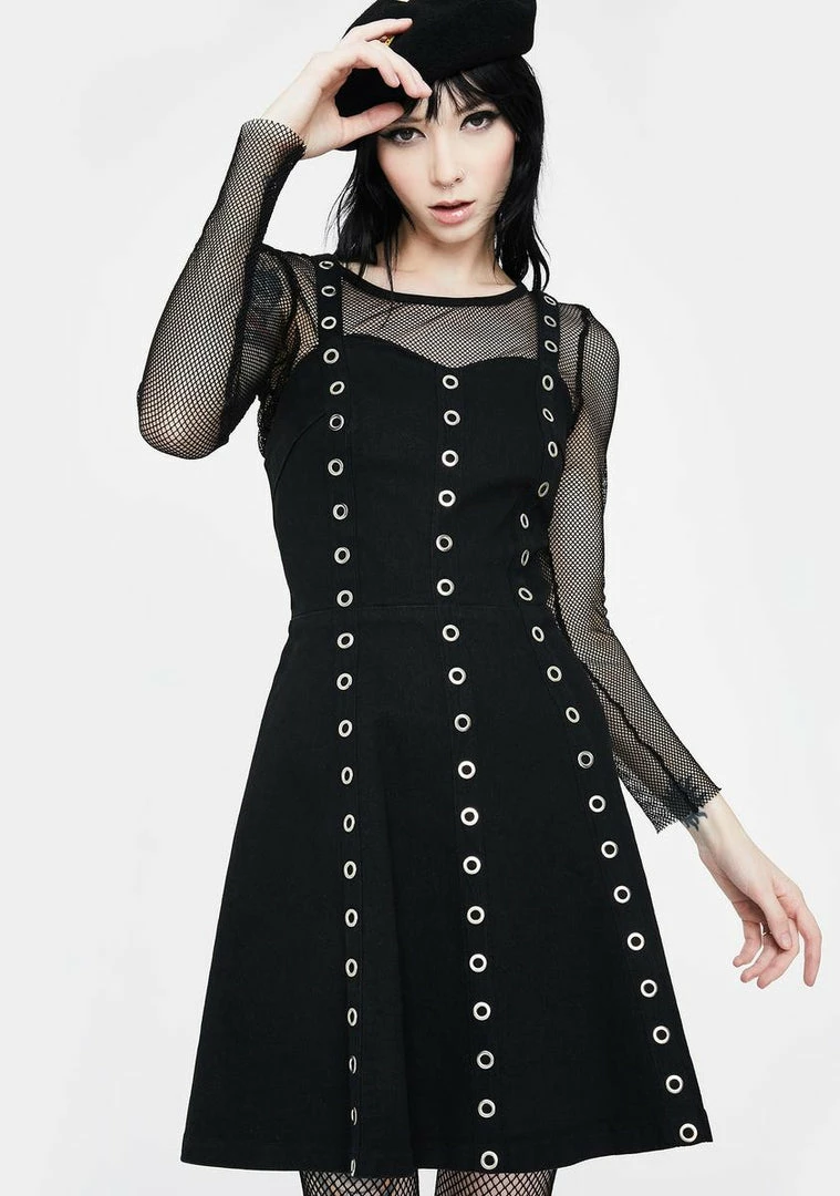 Jawbreaker Dresses Wild West Eyelet Mini Dress