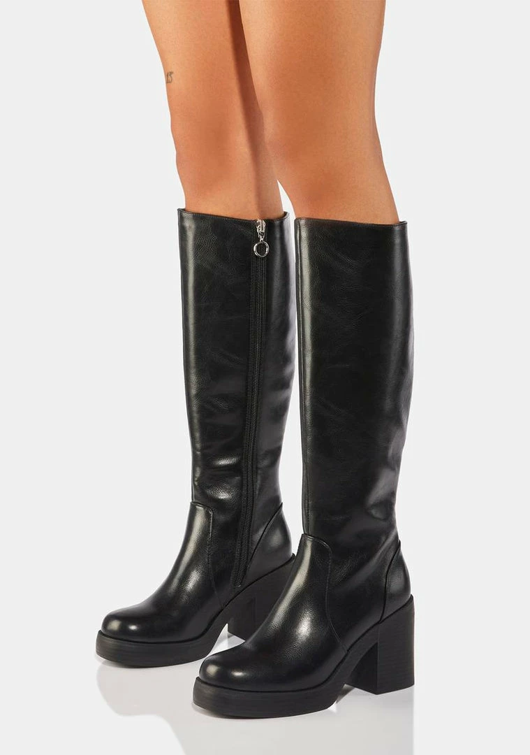 Dirty Laundry Go Girl Platform Knee High Boots