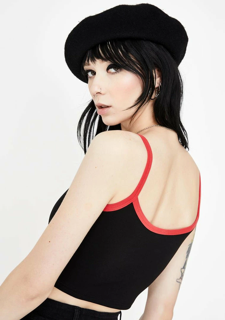 Jawbreaker Tops Heart Throb Crop Tank