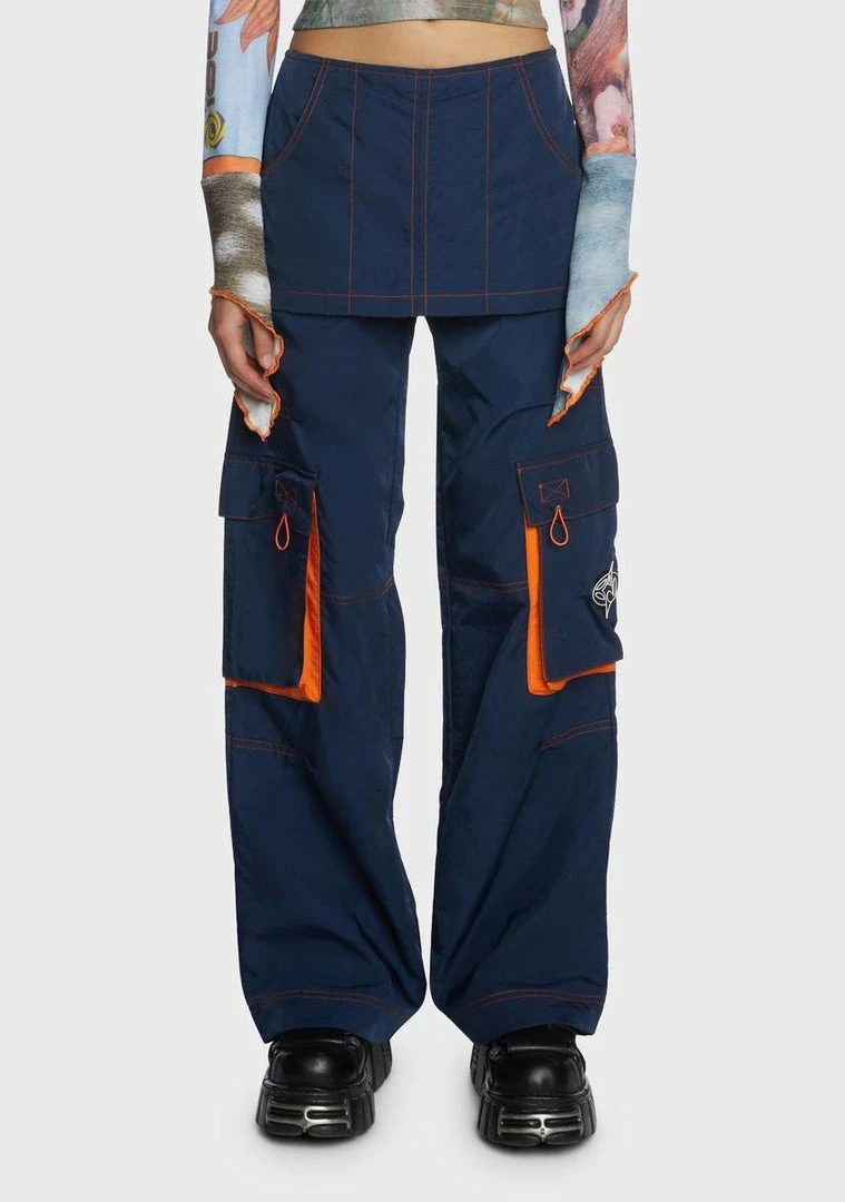 Basic Pleasure Mode Tangerine Skirt Trousers Bottoms