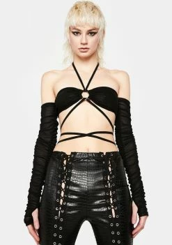 BY DYLN Lumi Crop Top Tops