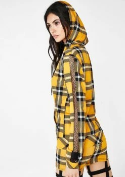 Jawbreaker Outerwear Most Disruptive Plaid Hoodie