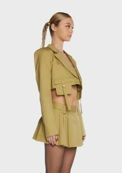 BY DYLN Porter Crop Jacket Cropped Jacket