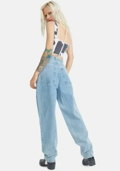 BY DYLN Bottoms Nakita Wide Leg Jeans