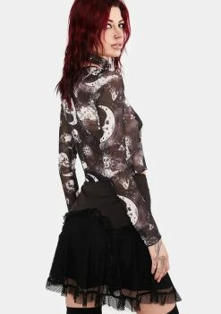 Jawbreaker Pentagram Mini Skirt