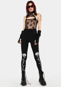 Jawbreaker Bottoms Thorns & Roses Leggings