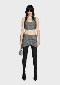 BY DYLN Ivy Cropped Corset Corset Top