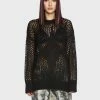 Basic Pleasure Mode Knit Sweaters Chain Mail Knit Jumper