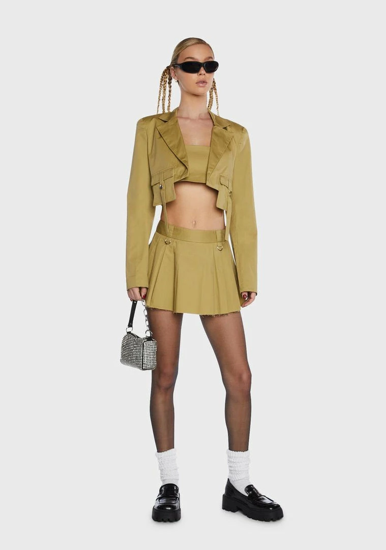 BY DYLN Parsons Mini Skirt