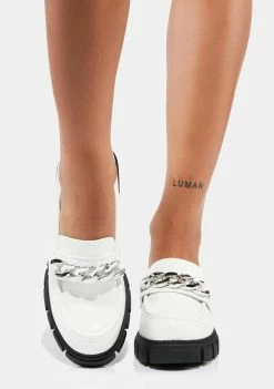 Dirty Laundry White Nirvana Oxfords