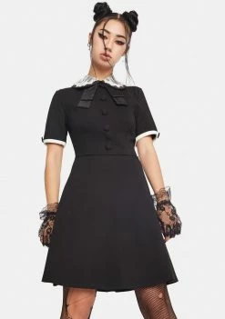Jawbreaker Lace Collar Dress